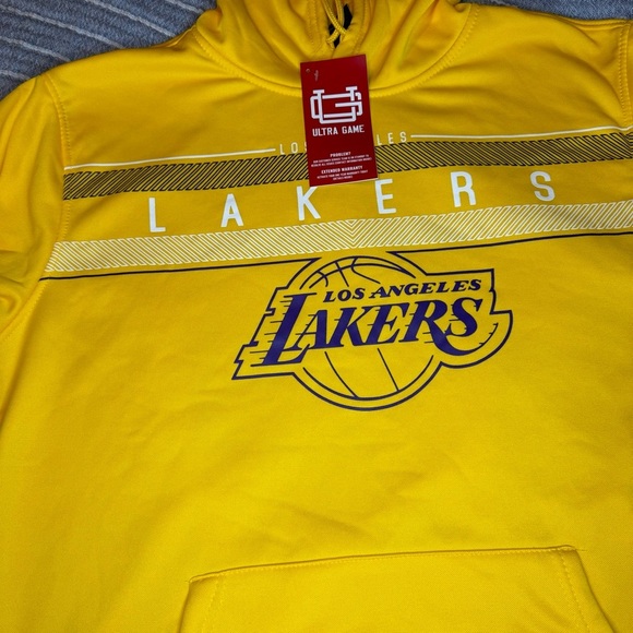 Los Angeles lakers ultra game fleece hoodie sweatshirt size large - Picture 8 of 12